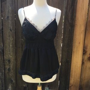 Hale Bob black cami tank top